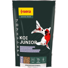 Barība dīķa zivīm : Sera KOI Junior All Seasons Probiotic 500g