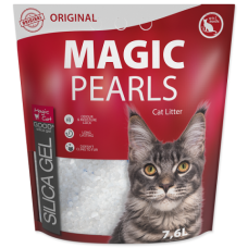 Silikona smiltis kaķu tualetei : MAGIC PEARLS Original, 7.6 L