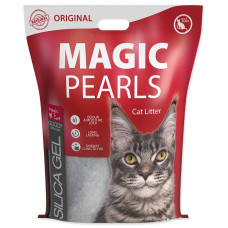 Silikona smiltis kaķu tualetei : MAGIC PEARLS Original 16 L