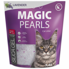 Silikona smiltis kaķu tualetei : MAGIC PEARLS Lavender, 7.6 L