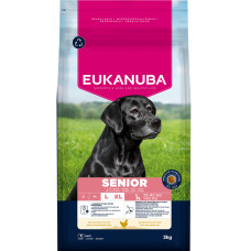 Sausa barība suņiem - Eukanuba Senior Large Breed Chicken, 15 kg