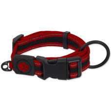 Kakla siksna - Placek Active Dog Collar Fluffy XL red 3,8x44-70cm