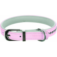 Kakla siksna : Trixie Active Comfort collar with rhine stones, XS–S: 20–24 cm/12 mm, pink