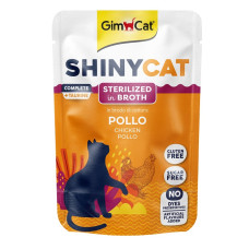 Konservēta barība kaķiem - Gimborn SHINYCAT POUCH STERILIZED CHICKEN 70g
