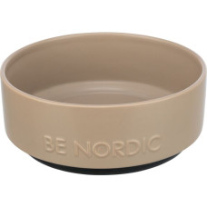Bļoda dzīvniekiem, keramika - Trixie BE NORDIC bowl, ceramic/rubber, 1.2 l/ø 18 cm