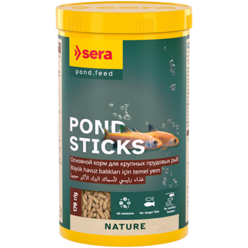 Barība dīķa zivīm - Sera Pond Sticks 1000ml (170g)