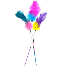Rotaļlieta kaķiem - Gimborn GIMCAT CAT TEASER W/LONG FEATHERS&BELLS