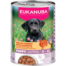 Konservi kucēniem - Eukanuba CAN LC PUP AB TUR&CAR 400G