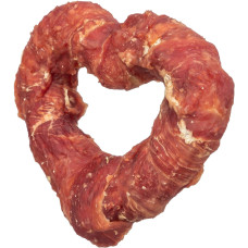 Gardums suņiem - Trixie Denta Fun Heart with Duck Breast, Bulk, ø 8 cm, 40 g