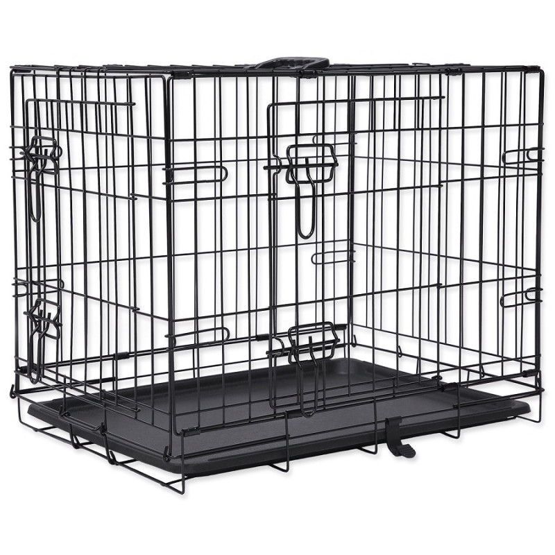Bokss suņiem - Placek wire dog crate / Double door / 61 x 43 x 49 cm